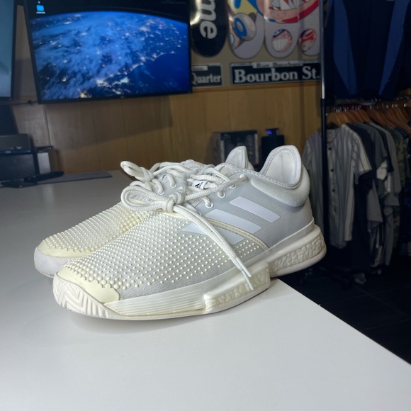 adidas Shoes - Adidas SoleCourt Parley White Womens Tennis Shoes 2019 size 9